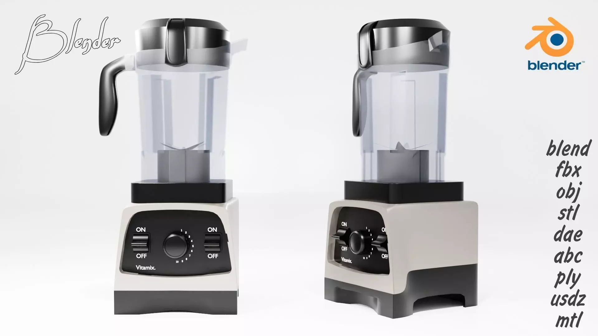 Electrical blender 3D model