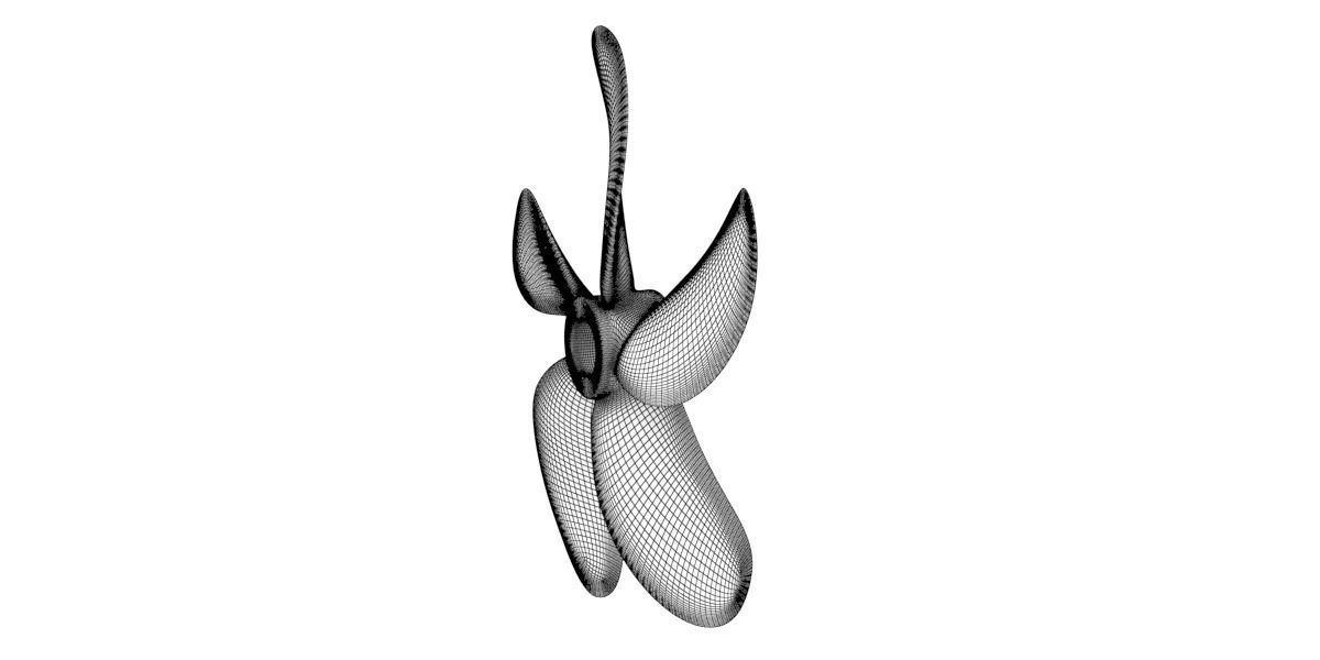Marine propeller 01 3D model_5