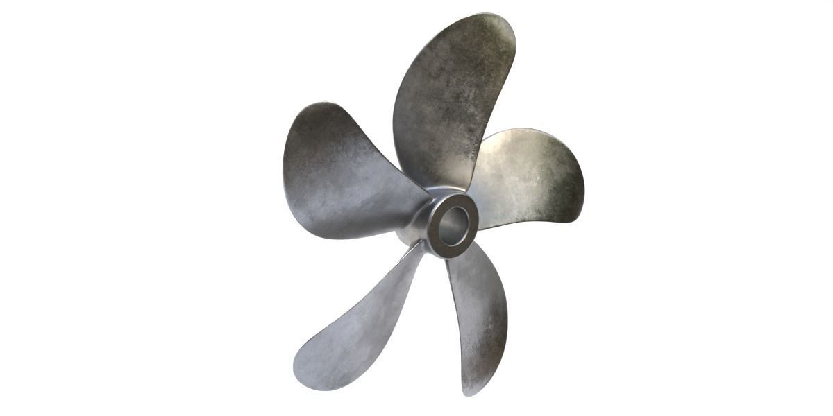 Marine propeller 01 3D model_3