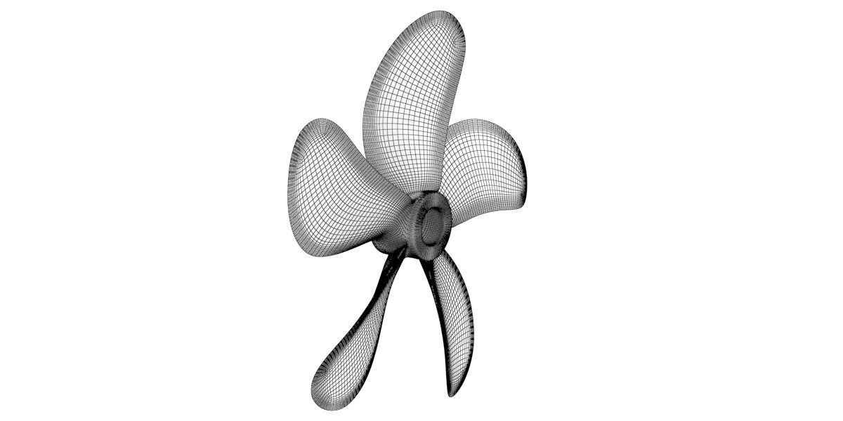 Marine propeller 01 3D model_6