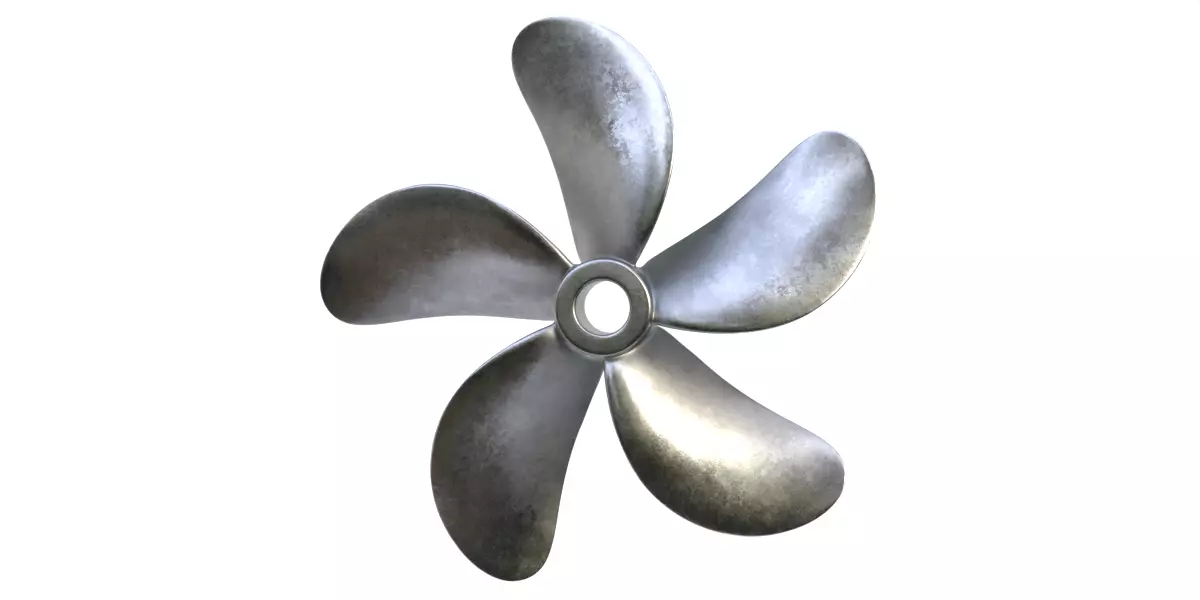 Marine propeller 01 3D model_0
