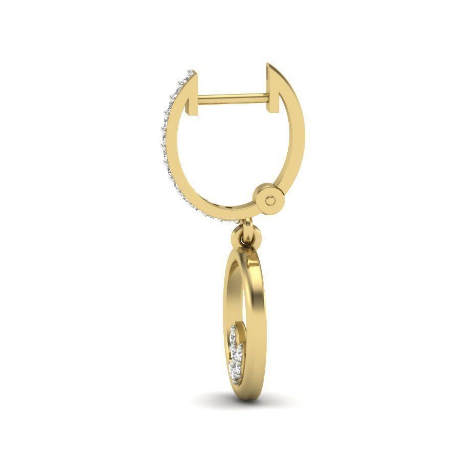 earring bvlgari 3D print model_5