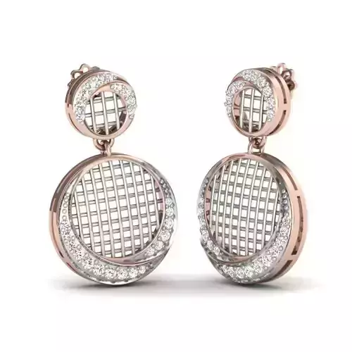 Alder Root Stud Earring  3D print model