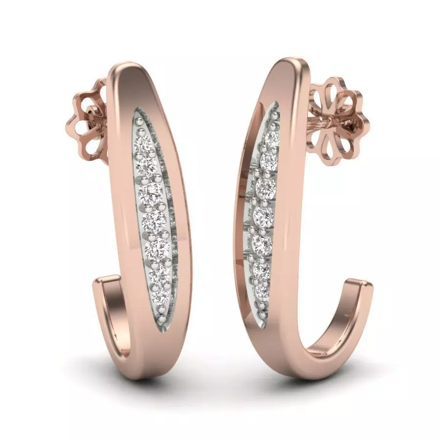 Gipsy Gold Earrings 3D print model