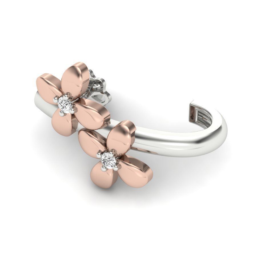 Set ring earring and pendant 3D print model_2