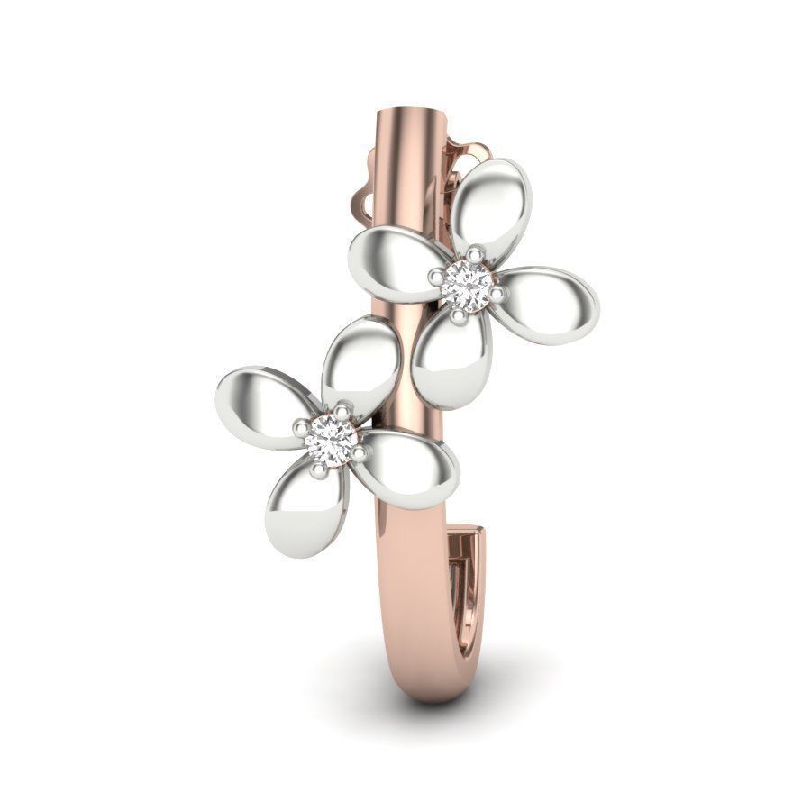 Set ring earring and pendant 3D print model_8