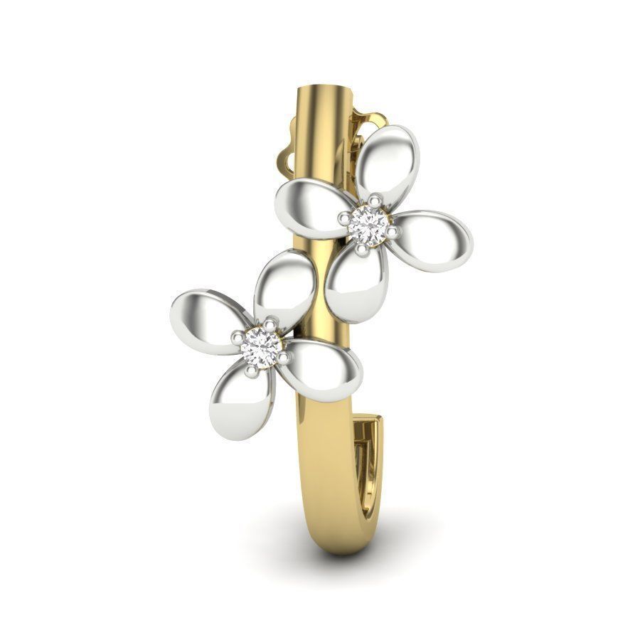 Set ring earring and pendant 3D print model_4