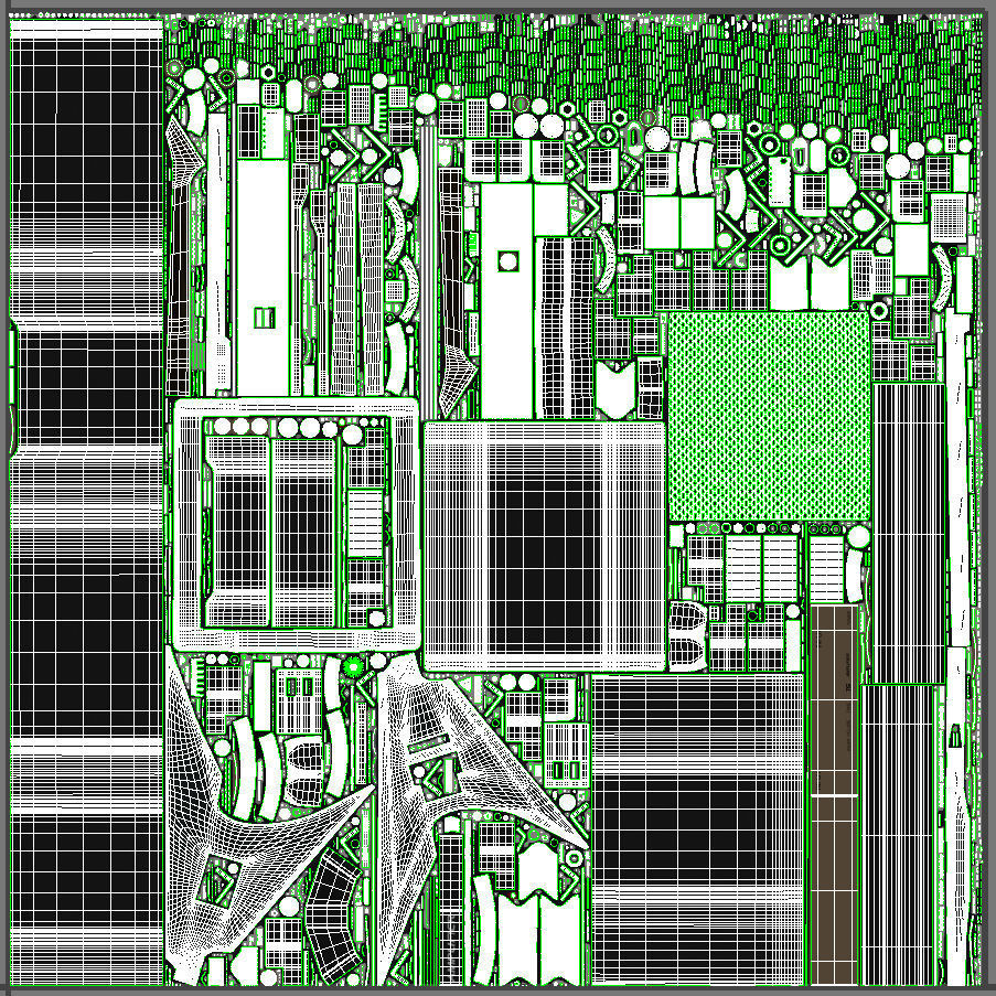 Electric Guitar and amplifier 3D model_8