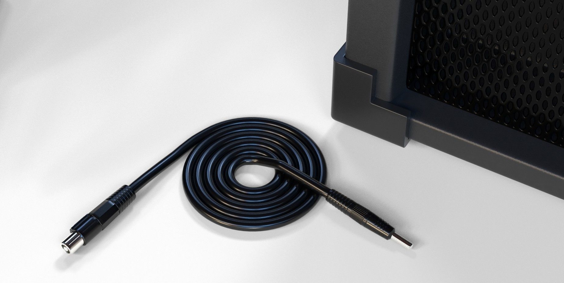 Electric Guitar and amplifier 3D model_6