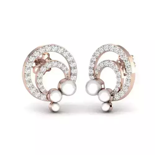 Diamond Classic Earrings 3D print model