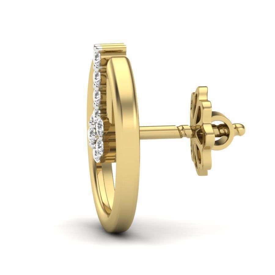 Women Earrings  3D print model_11