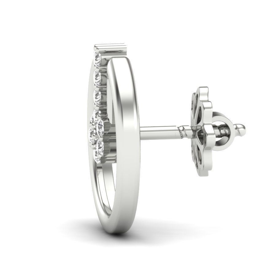 Women Earrings  3D print model_7