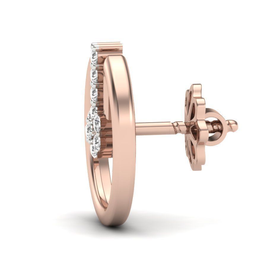 Women Earrings  3D print model_3