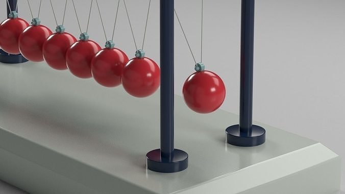 Newton toy 3D model
