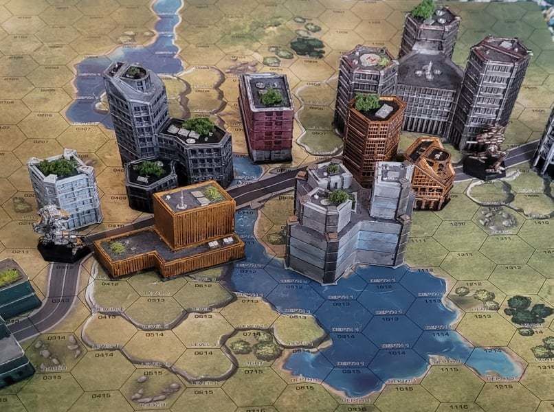 Futuristic Urban 6mm Scale 3D Printable Assets 3D print model_1