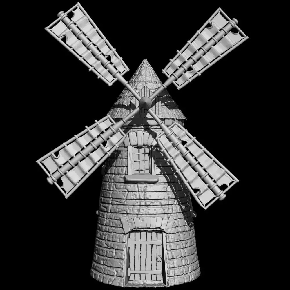 Windmill 3D print model_0