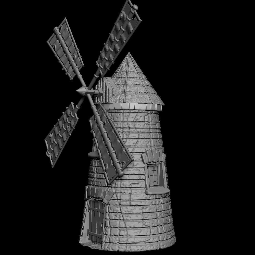 Windmill 3D print model_1