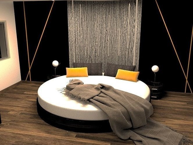 Round bed 3D print model