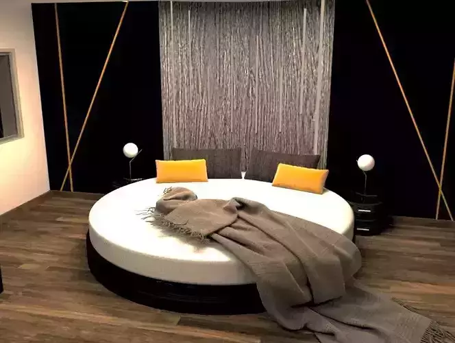 Round bed 3D print model