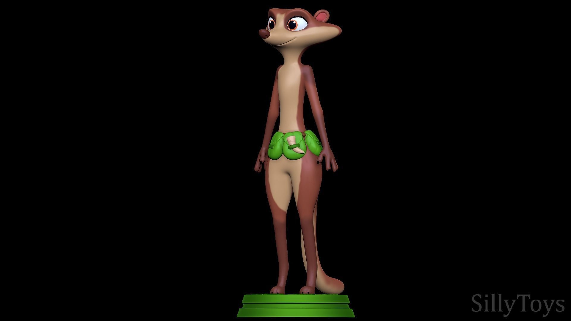 Zee - The Ice Age Adventures of Buck Wild 3D print model_1