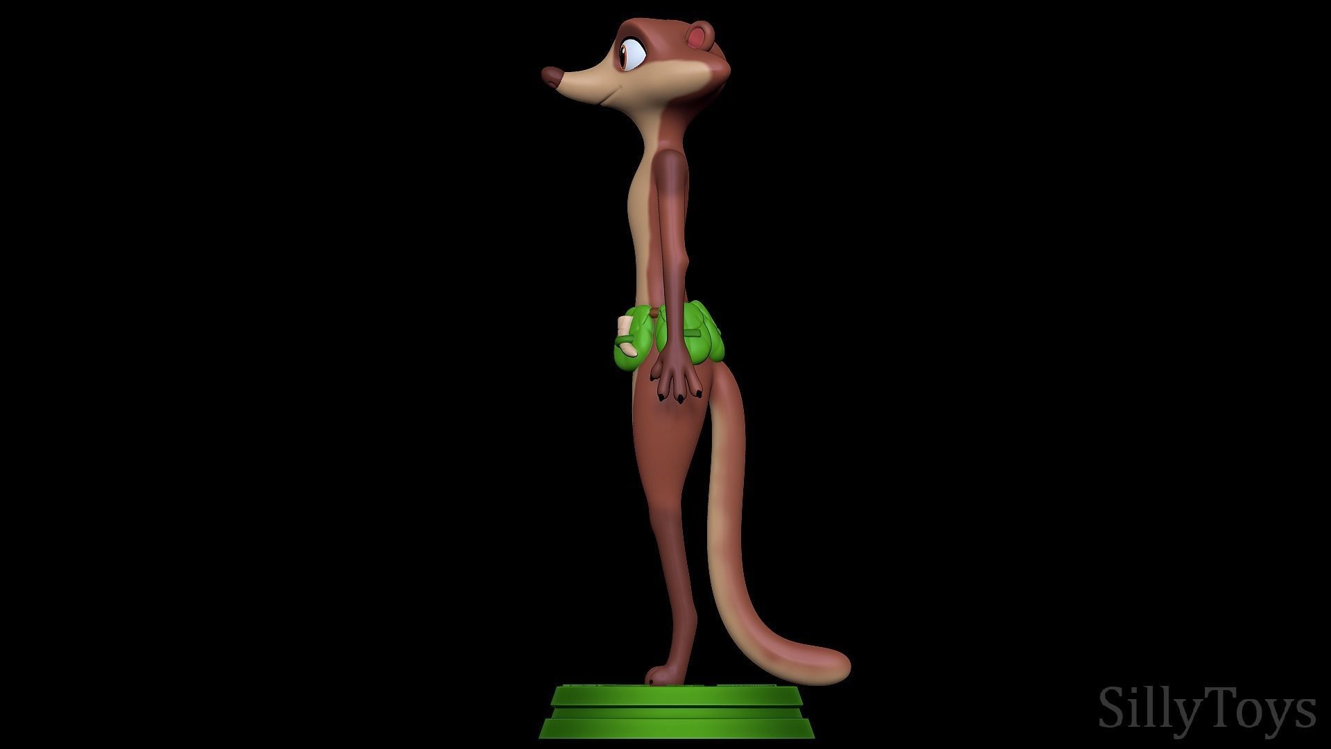 Zee - The Ice Age Adventures of Buck Wild 3D print model_2