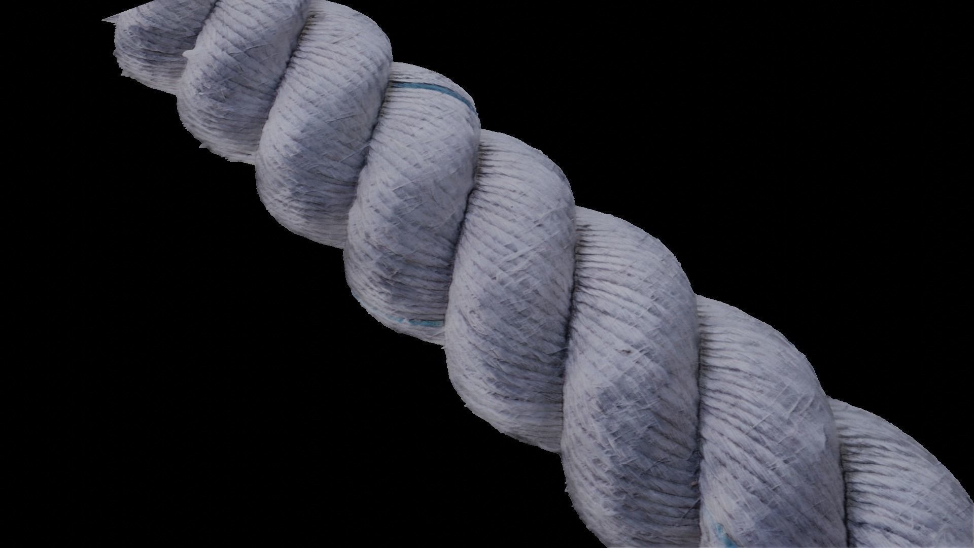 Rope texture 3D model_3