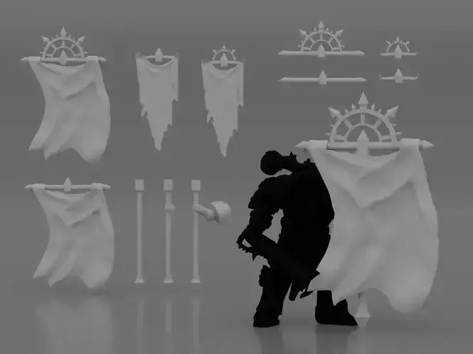 Chaos Banners  3D print model