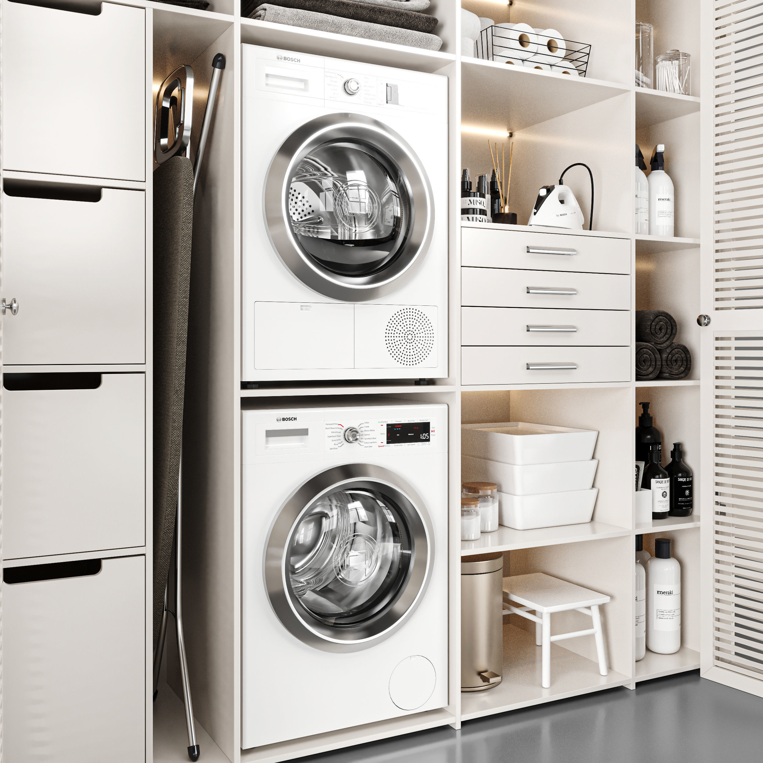 Laundry Room 3D model_1