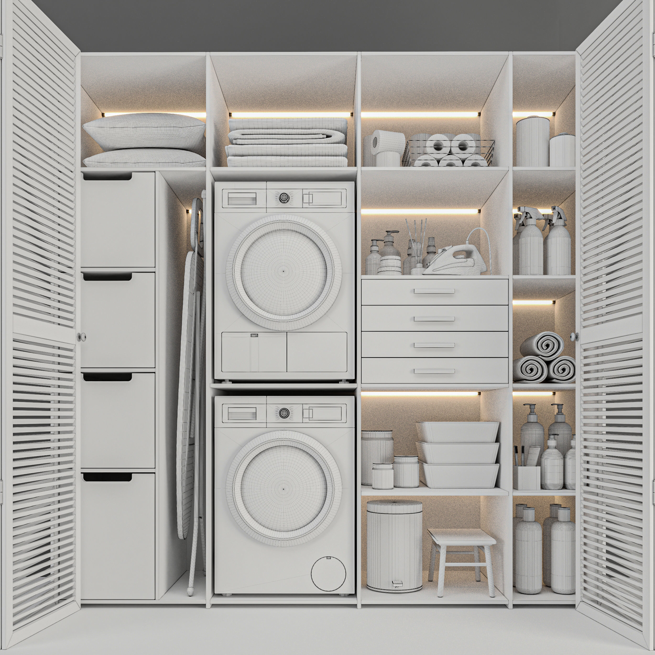 Laundry Room 3D model_3