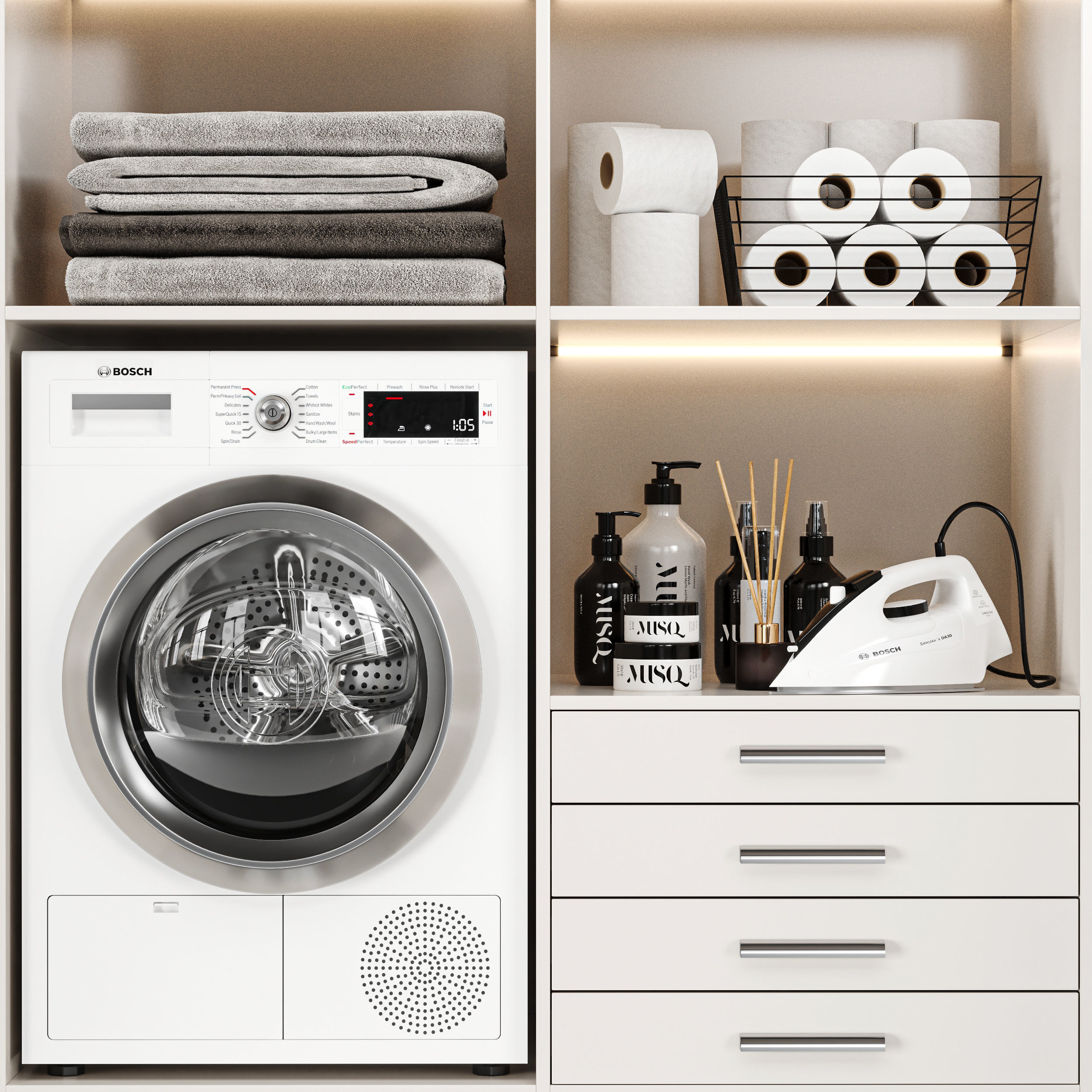 Laundry Room 3D model_2