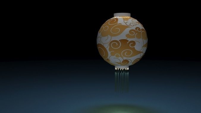 Chinese Lamps  Free 3D model