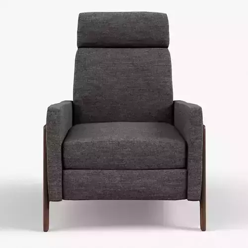 Spencer wood-framed Recliner brown