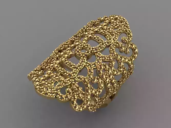 Vintage Womens Diamond Ring Women Rings 3dmodels 3D print model