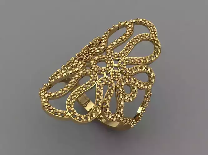 Vintage Womens Diamond Ring Women Rings 3dmodels 3D print model