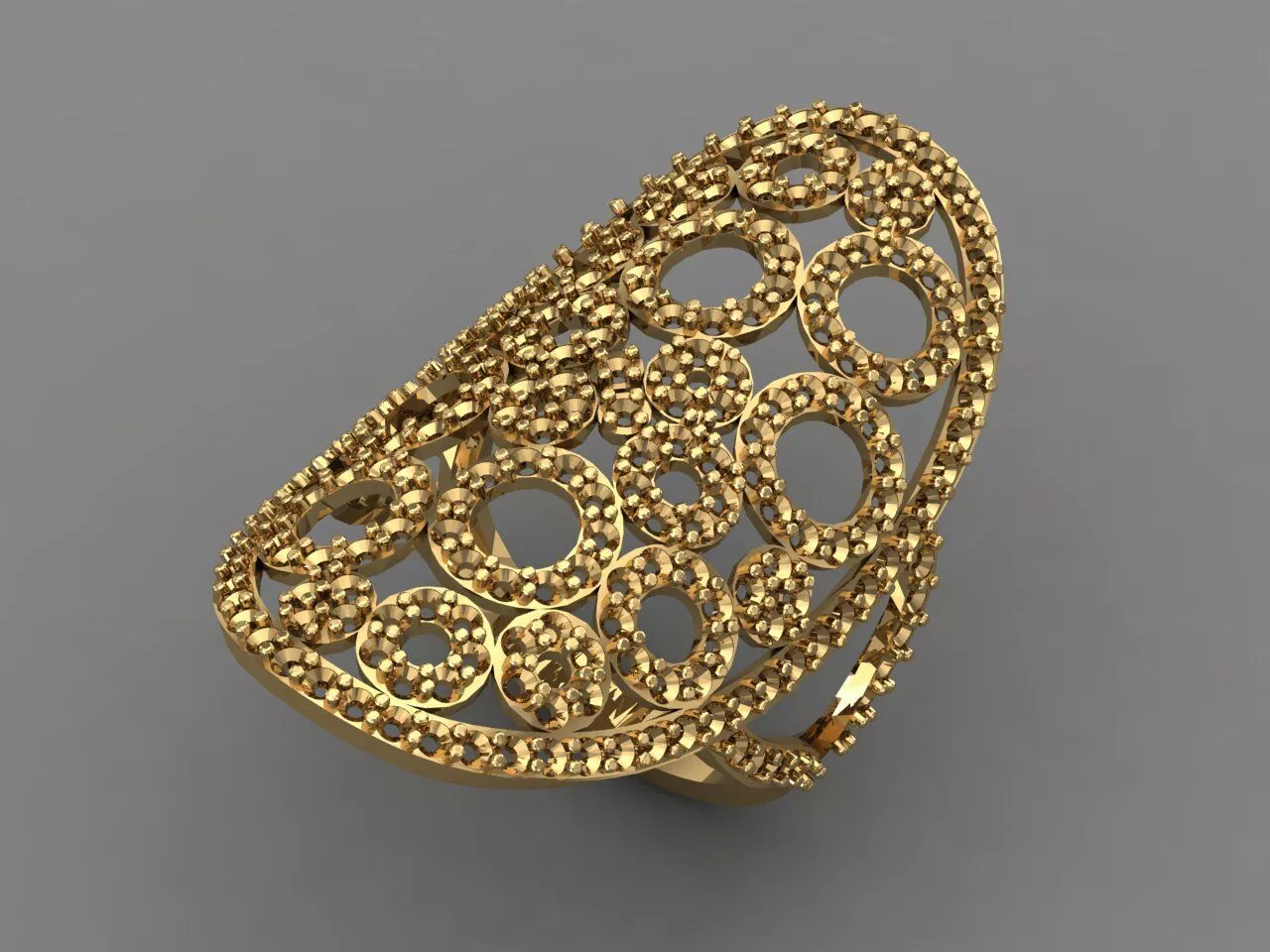 Vintage Womens Diamond Ring Women Rings 3dmodels 3D print model 3D print model