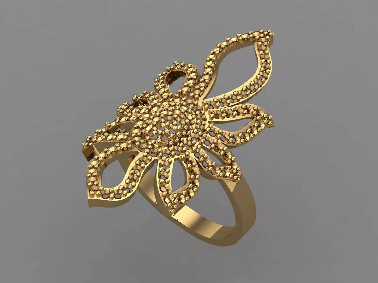 Vintage Womens Diamond Ring Women Rings 3dmodels 3D print model 3D print model