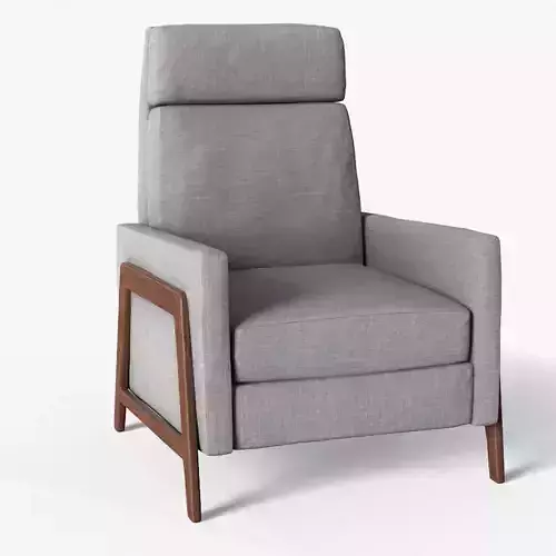 Spencer wood framed Recliner white