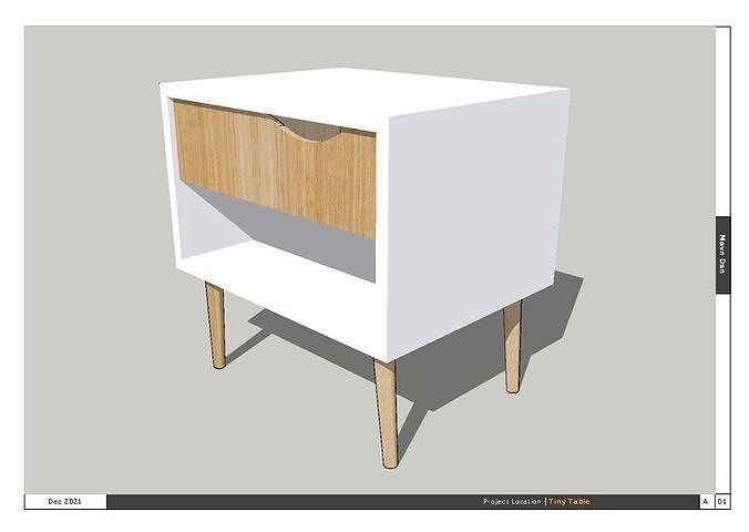 Tiny Table 3D print model