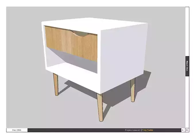 Tiny Table 3D print model