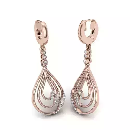 LUXURY MICROSETTING DIAMOND EARRINGS