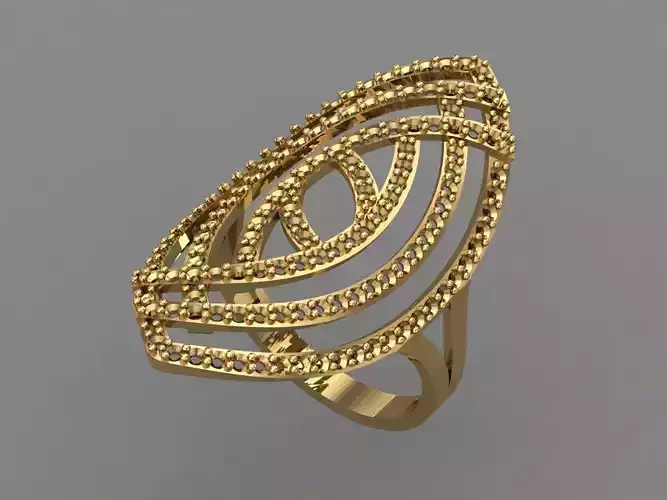 Vintage Womens Diamond Ring Women Rings 3dmodels 3D print model