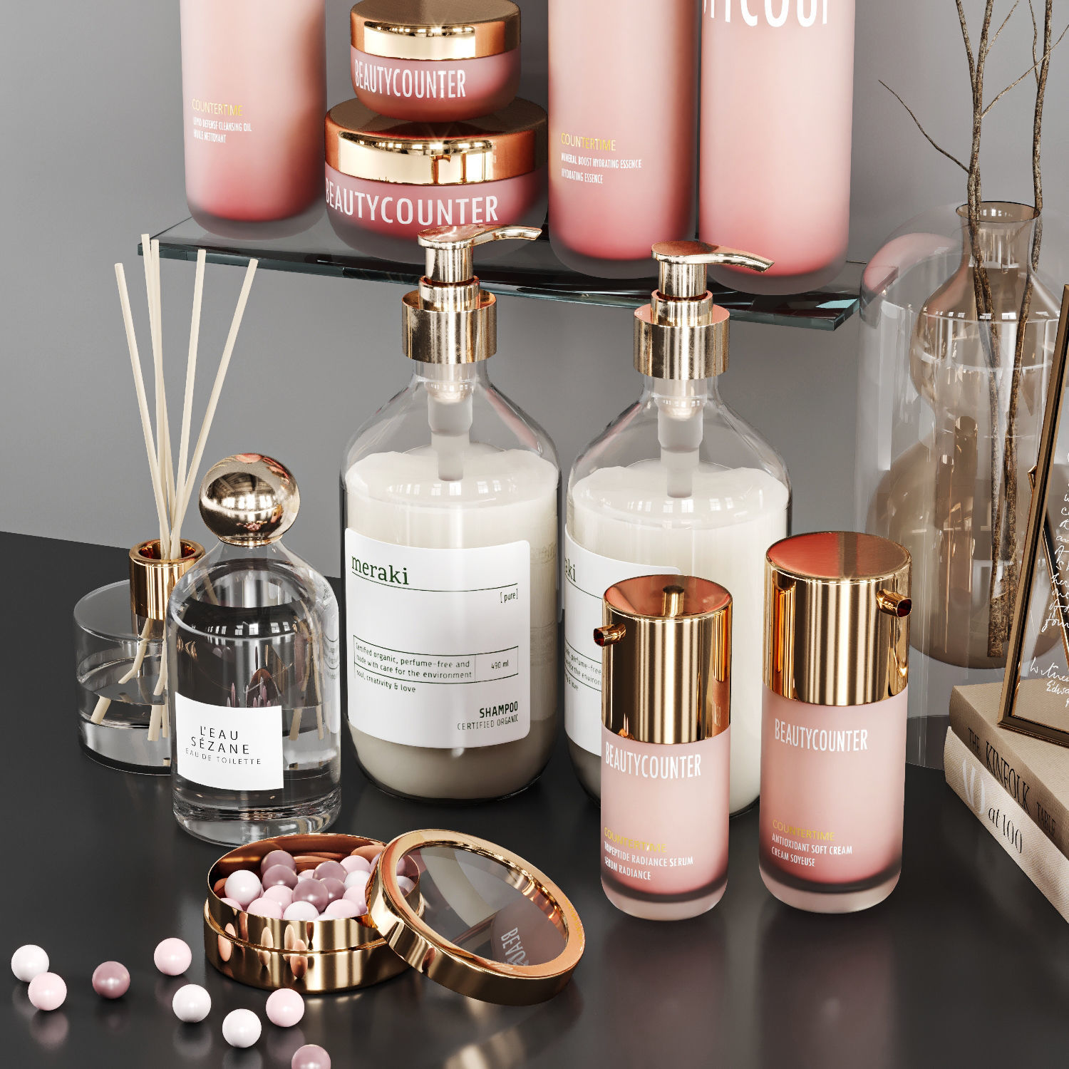 Bathroom accessories 3D model_3