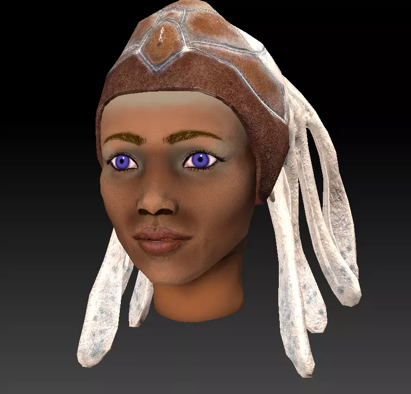 Stass Allie Low-poly 3D model
