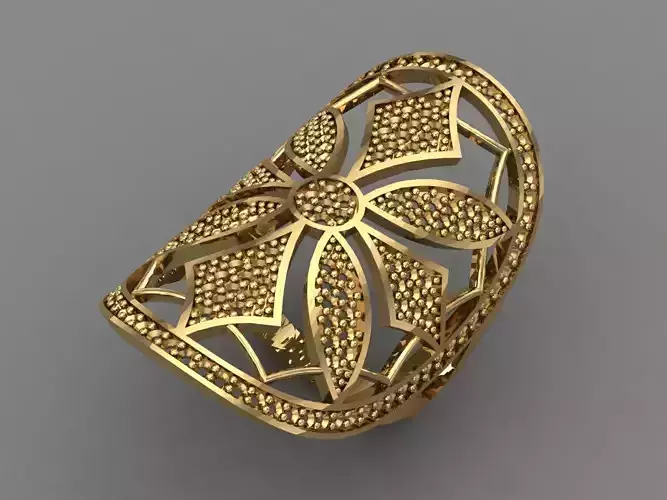 Vintage Womens Diamond Ring Women Rings 3dmodels 3D print model