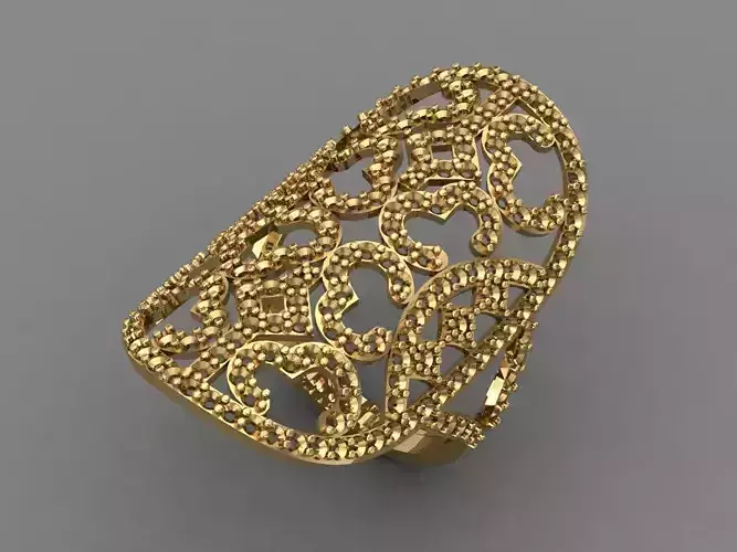 Vintage Womens Diamond Ring Women Rings 3dmodels 3D print model