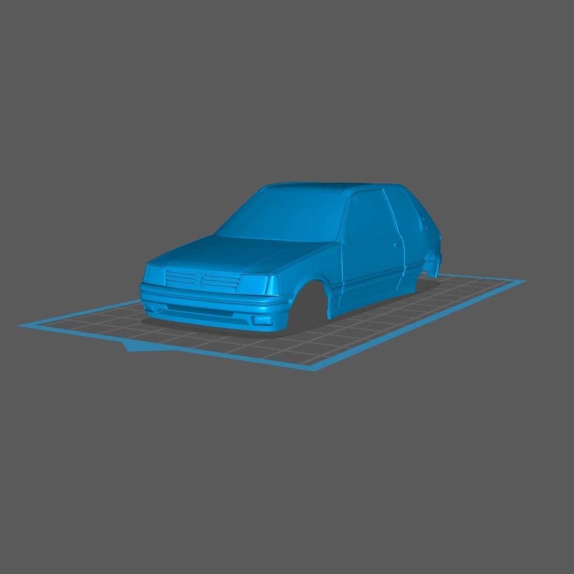 Peugeot 205 GTI 3D print model_9