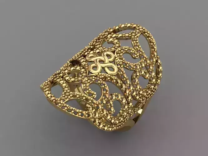 Vintage Womens Diamond Ring Women Rings 3dmodels 3D print model