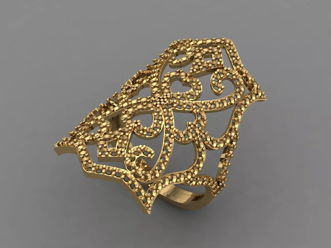 Vintage Womens Diamond Ring Women Rings 3dmodels 3D print model 3D print model