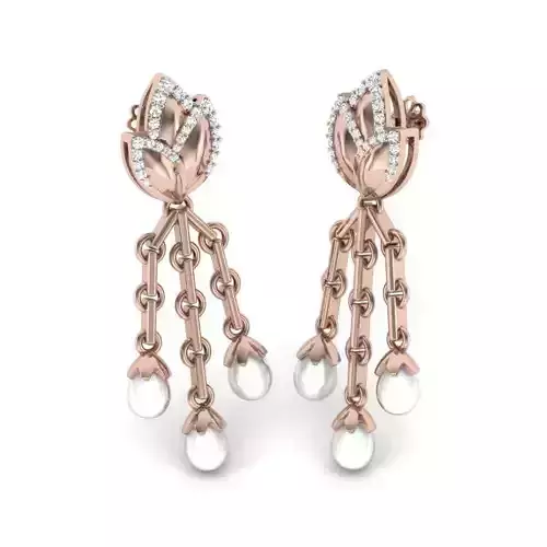 earring gold 3D print model