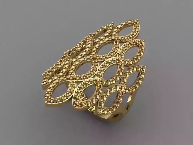 Vintage Womens Diamond Ring Women Rings 3dmodels 3D print model